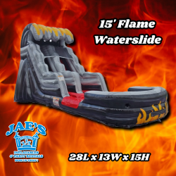 15' FLAME Waterslide