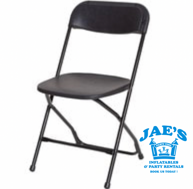 Deluxe Black Folding Chair