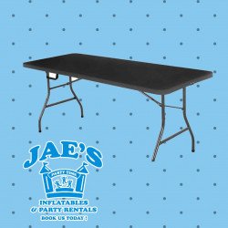 6ft Black Table