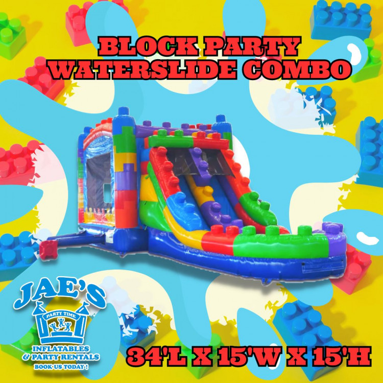 Block Party Water Slide Combo