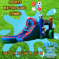 Sports Water Slide Combo