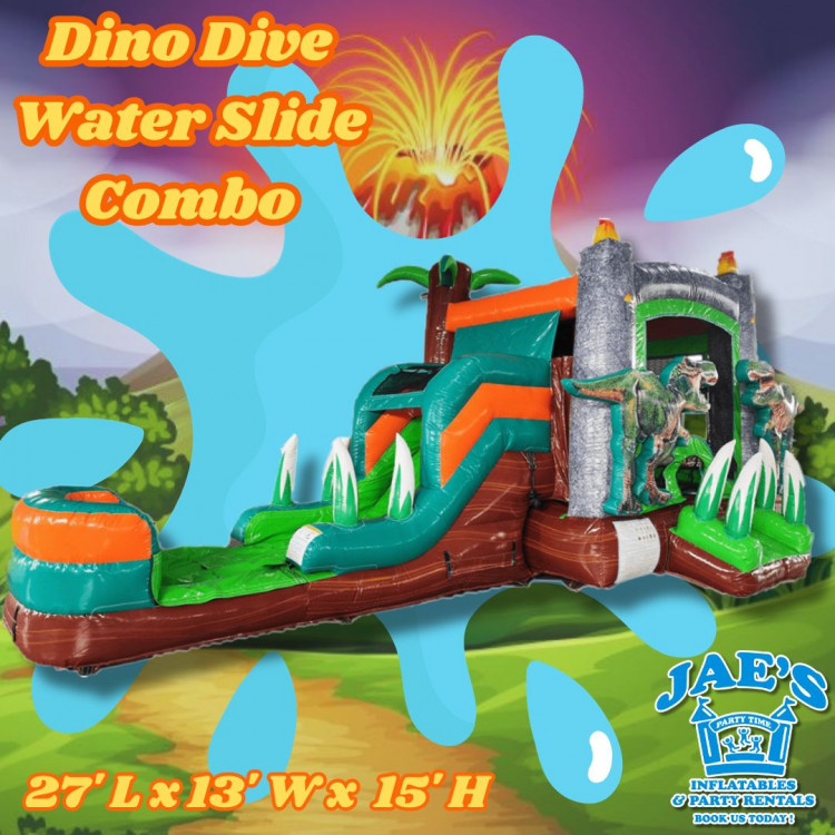 Dino Dive Water Slide Combo