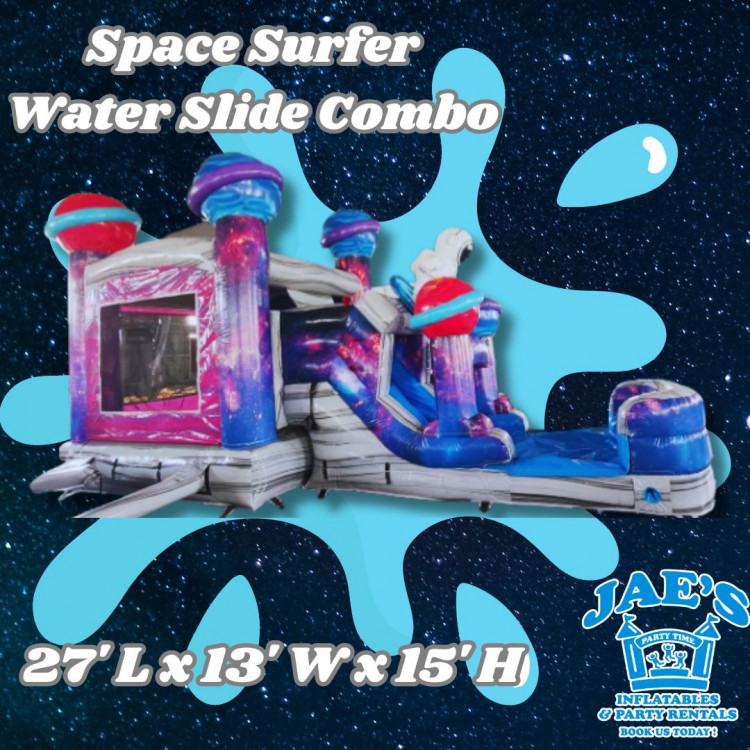 Space Surfer Water Slide Combo